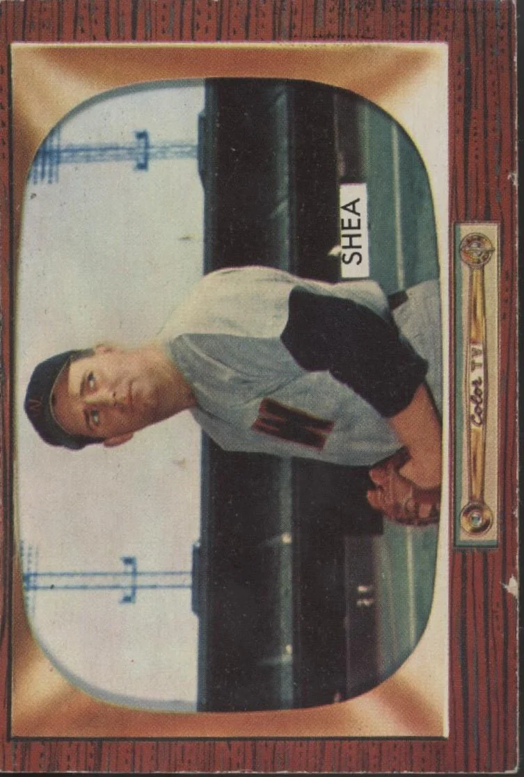 Frank Shea 1955 Bowman #207 Washington Senators VG #2