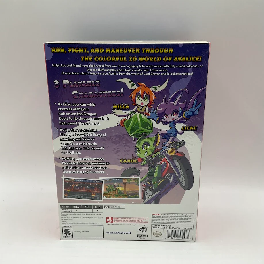 Freedom Planet [Deluxe Edition] Nintendo Switch Sealed - Image 2
