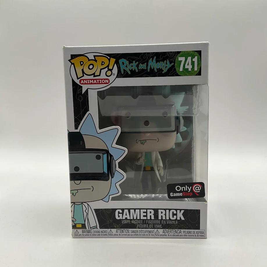 Gamer Rick Funko Pop! Rick & Morty #741 GameStop Exclusive