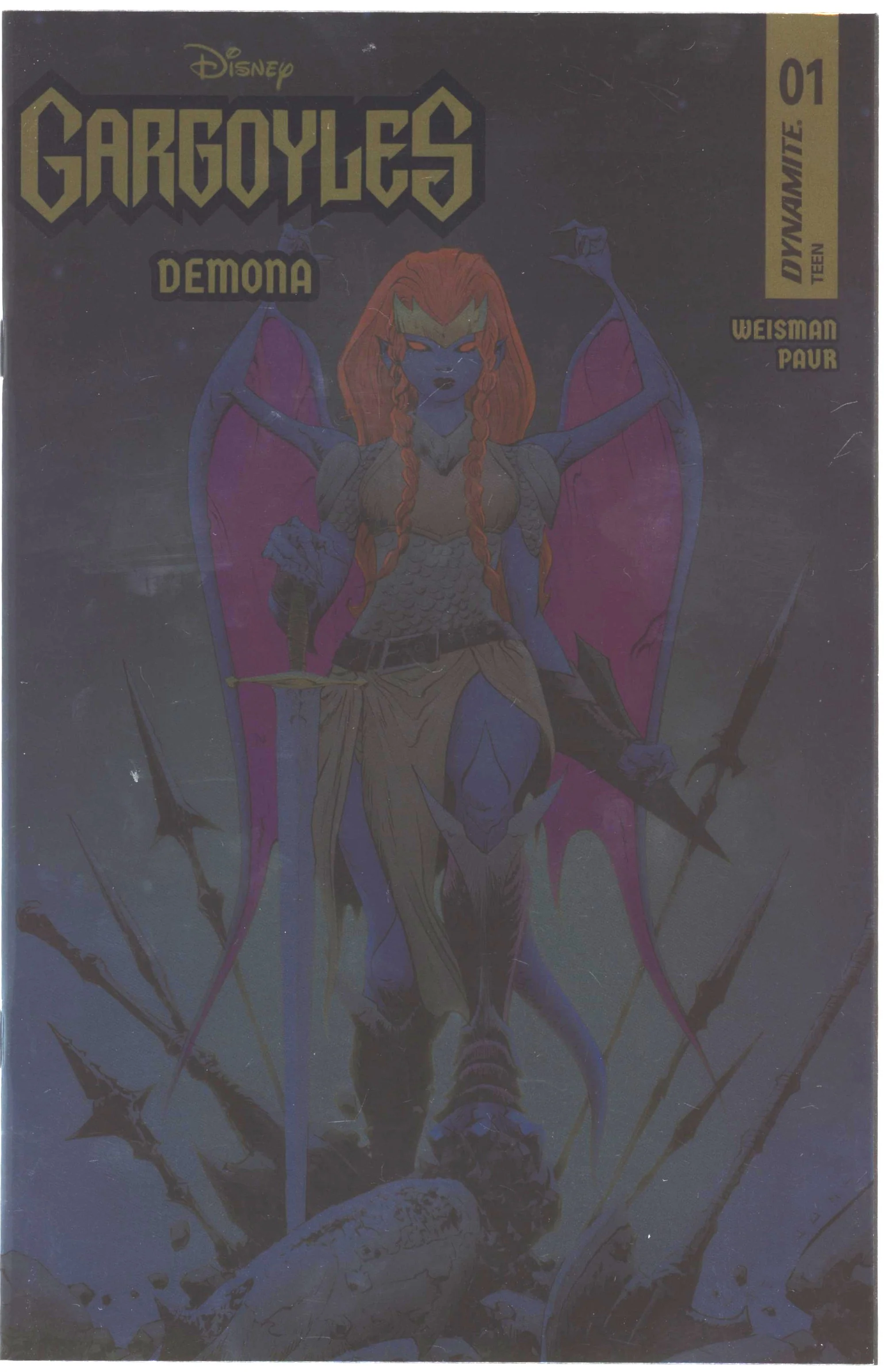 GARGOYLES DEMONA #1 CVR L INC 1:10 JAE LEE FOIL VAR