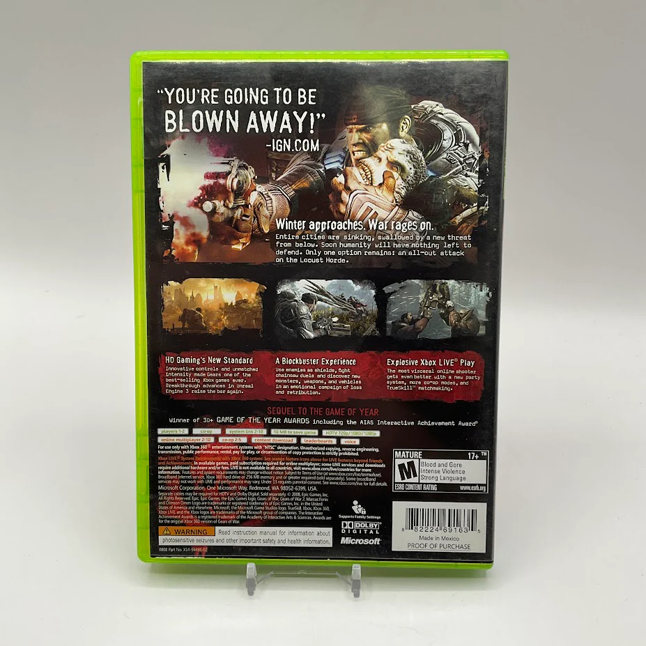 Gears of War 2 Xbox 360 Used - Image 2