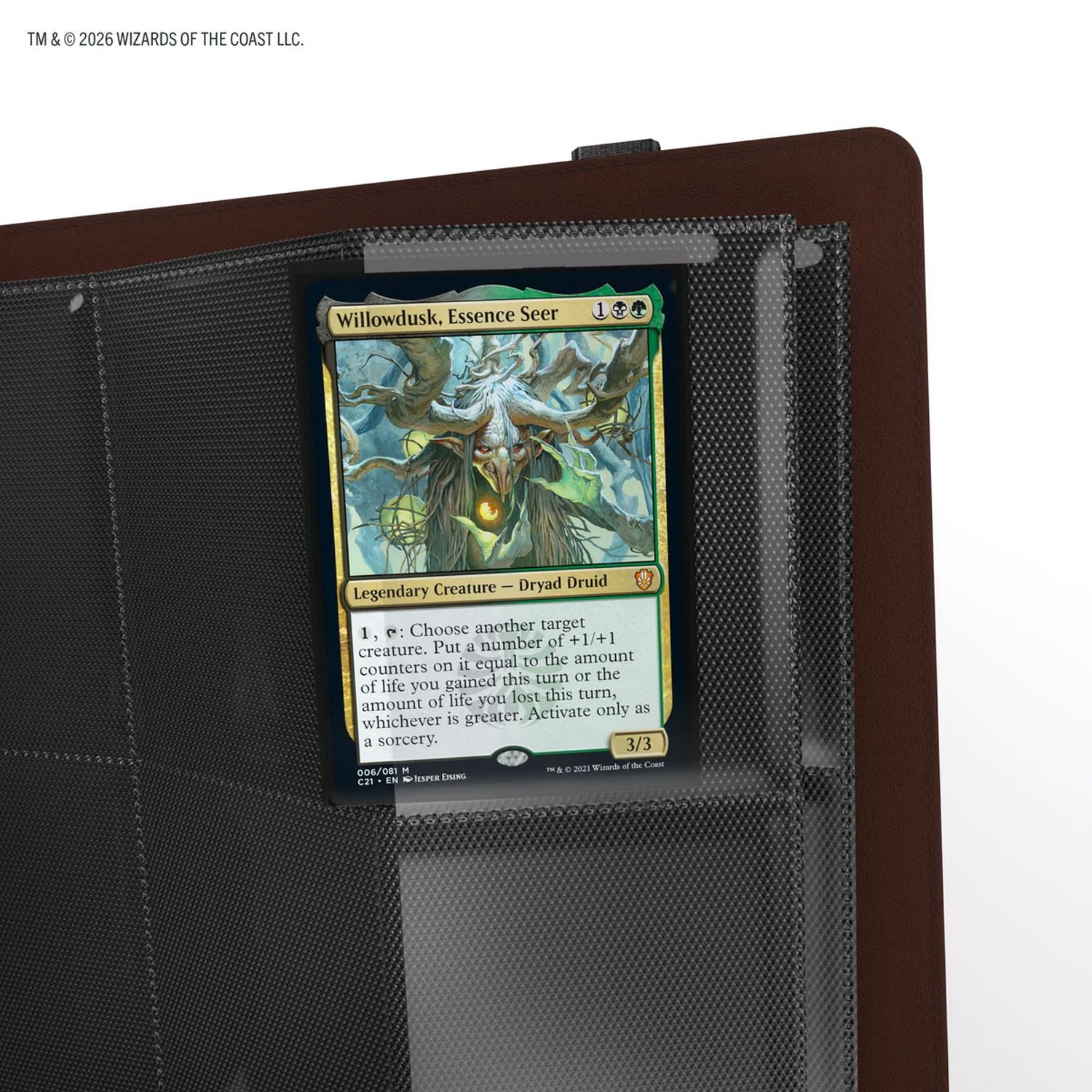 Gamegenic: Magic the Gathering Secrets of Strixhaven Cards Almanac Premium Slipcase Album 18-Pocket (Quandrix) - Image 13