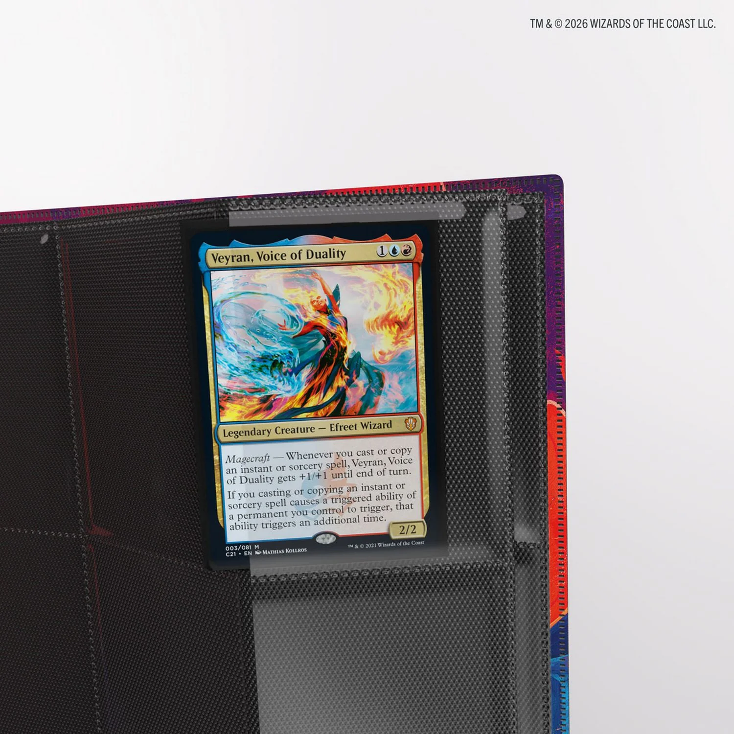 Gamegenic: Magic the Gathering Secrets of Strixhaven Casual Album 18-Pocket (Prismari) - Image 14