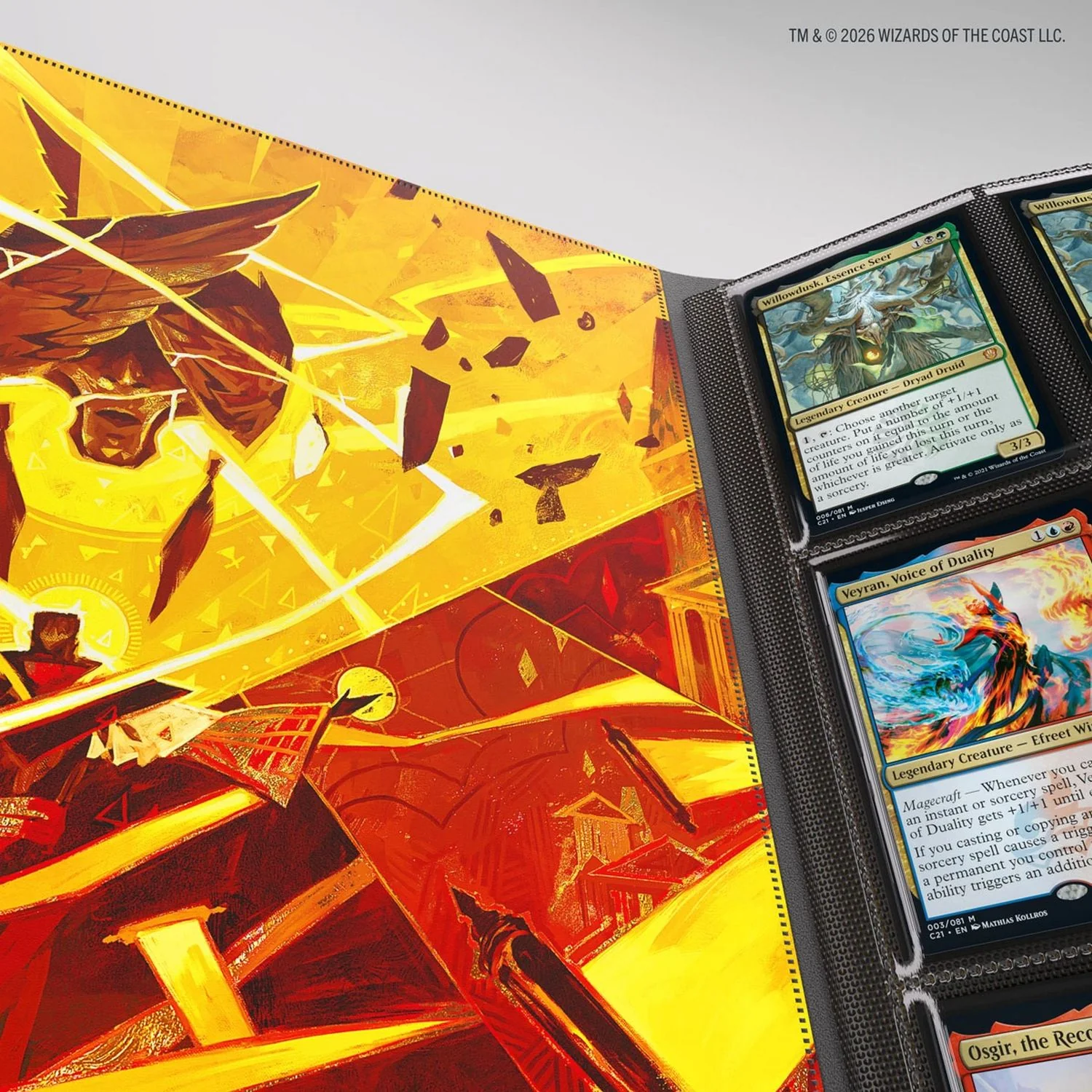 Gamegenic: Magic the Gathering Secrets of Strixhaven Casual Album 18-Pocket (Lorehold) - Image 13
