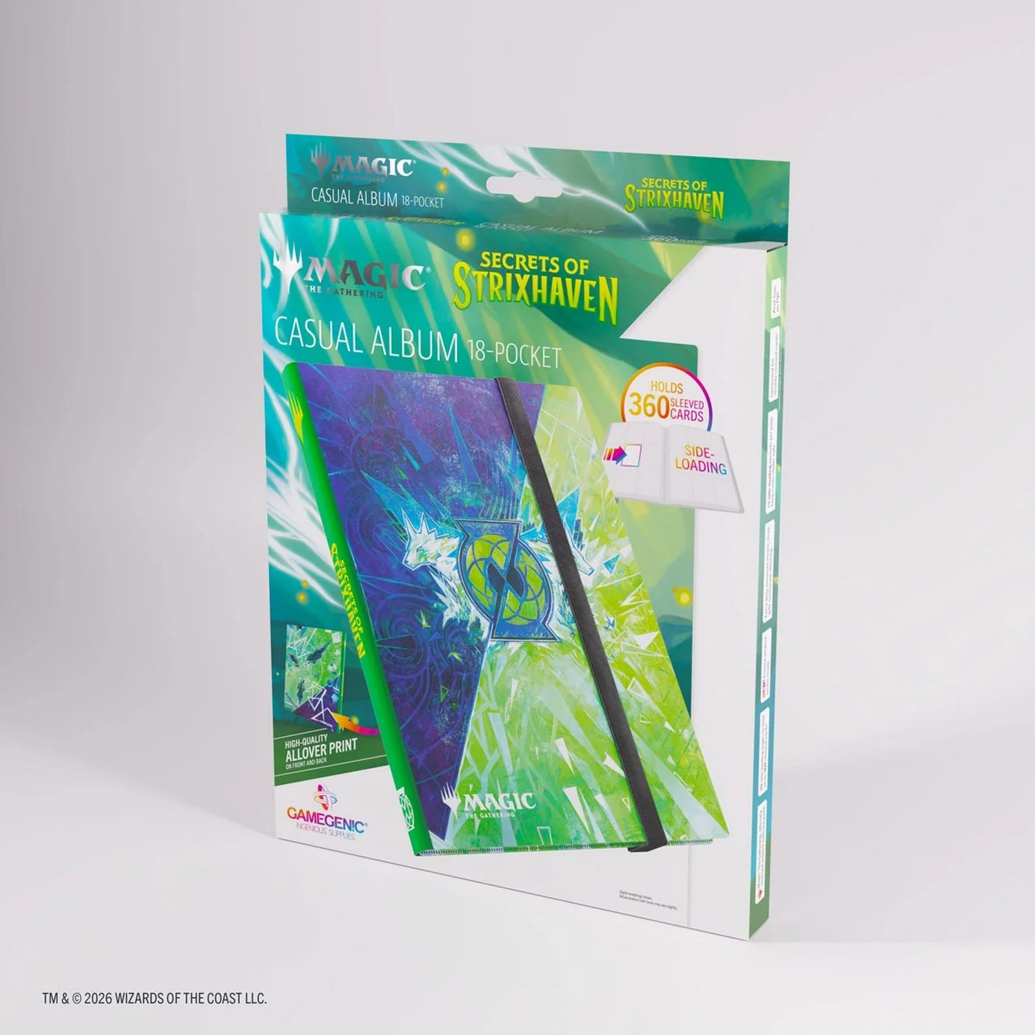 Gamegenic: Magic the Gathering Secrets of Strixhaven Casual Album 18-Pocket (Quandrix) - Image 16
