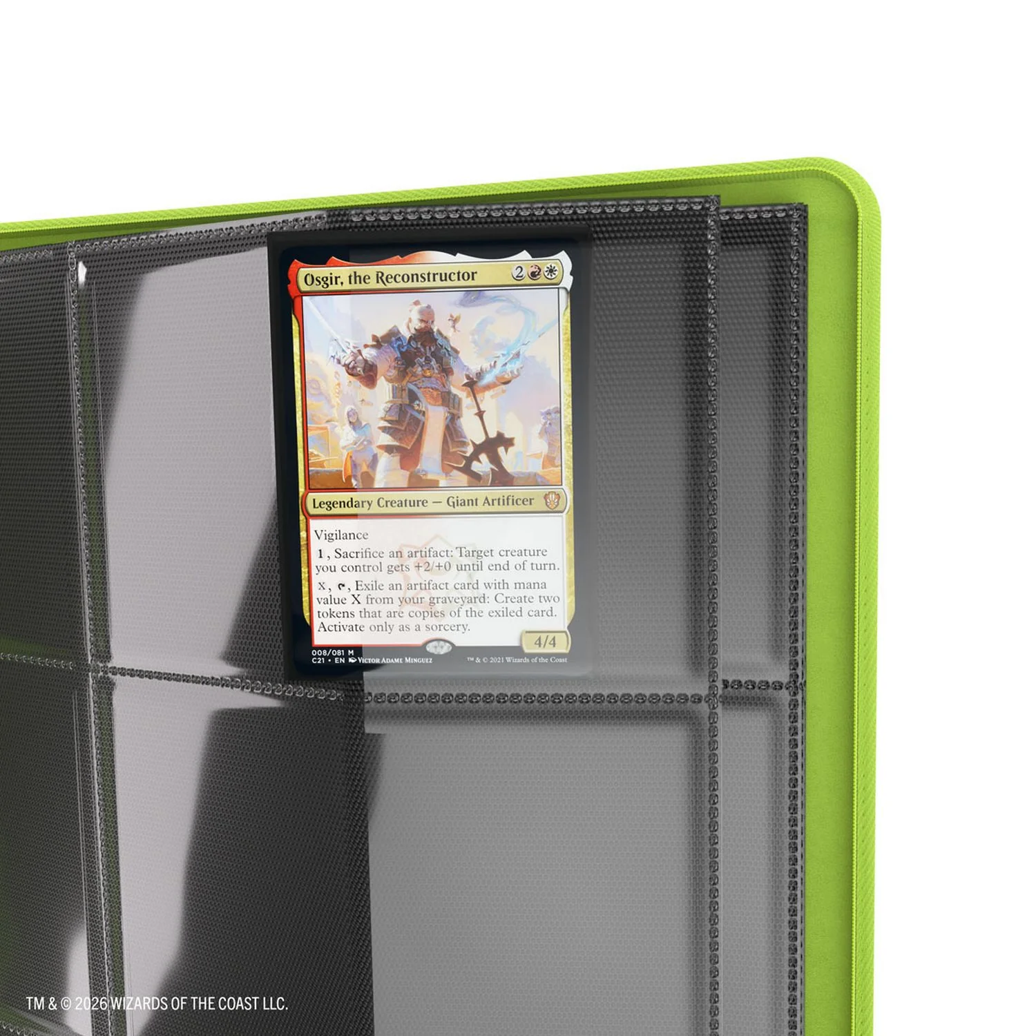 Gamegenic: Magic the Gathering Secrets of Strixhaven Zip-Up Album (Black/Green) - Image 12