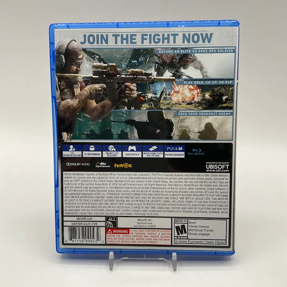 Ghost Recon Breakpoint Playstation 4 Used - Image 2