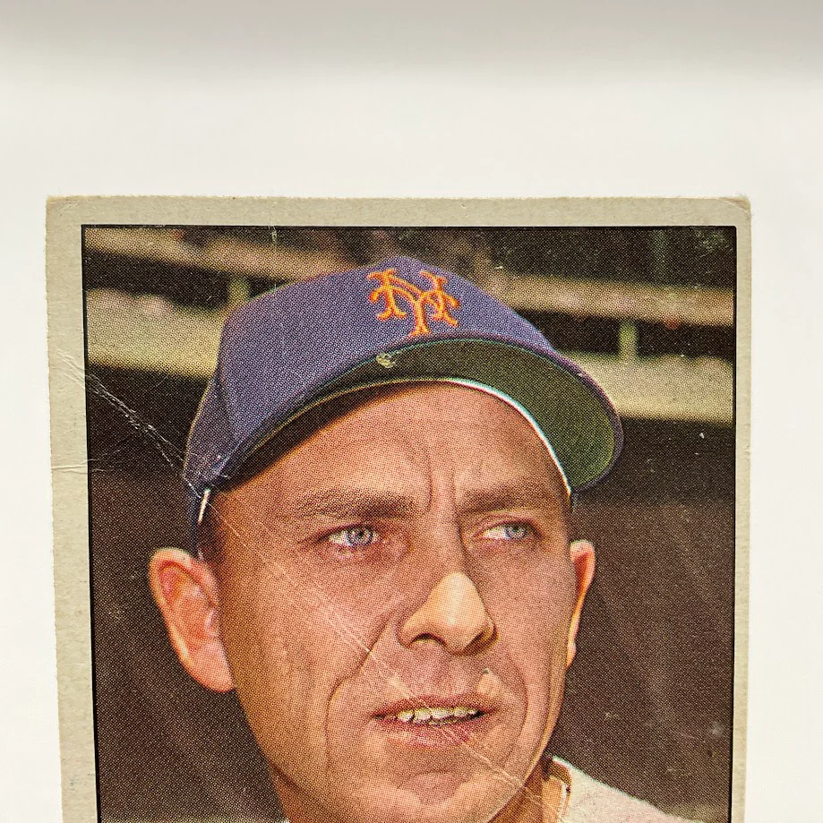 Gil Hodges 1963 Topps #245 New York Mets VG - Image 3
