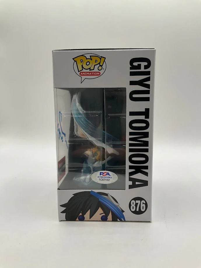 Giyu Tomioka Funko Pop! Demon Slayer #876 AAA Anime Exclusive with PSA Auto - Image 2
