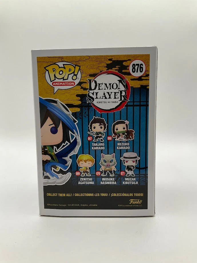 Giyu Tomioka Funko Pop! Demon Slayer #876 AAA Anime Exclusive with PSA Auto - Image 3