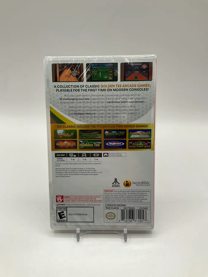 Golden Tee Arcade Classics Nintendo Switch Sealed - Image 2