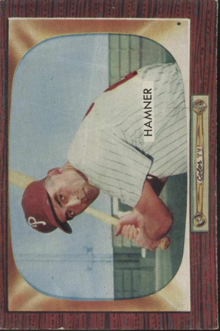 Gran Hamner 1955 Bowman #112 Philadelphia Phillies EX