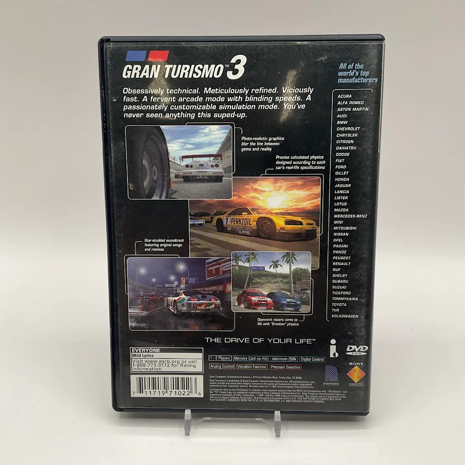Gran Turismo 3 Playstation 2 Used #2 - Image 2