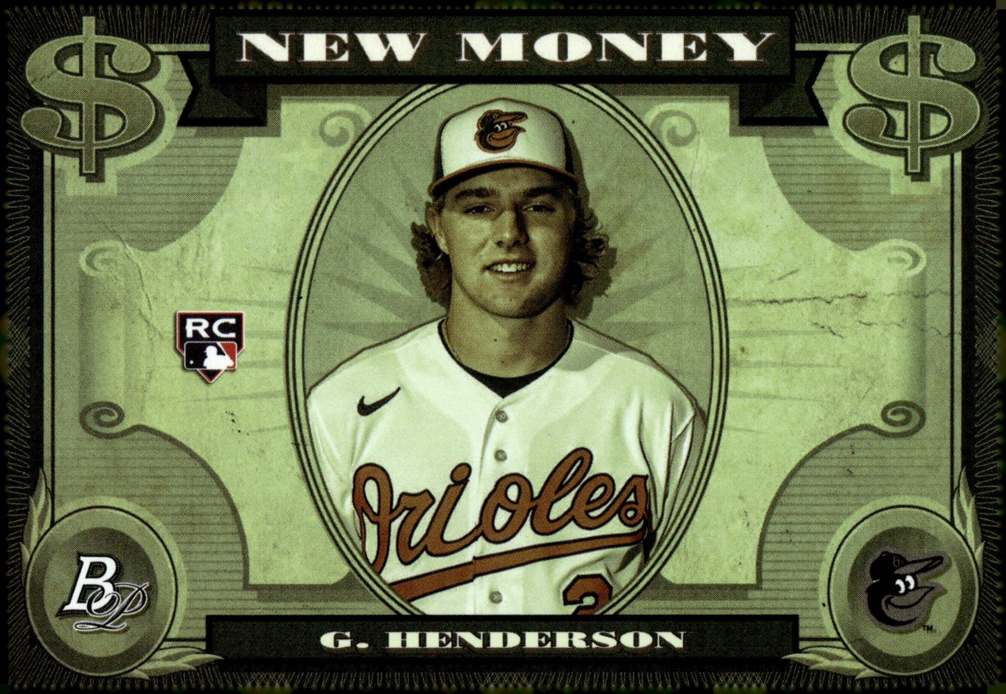 Gunnar Henderson 2023 Bowman Platinum New Money RC #NM-1