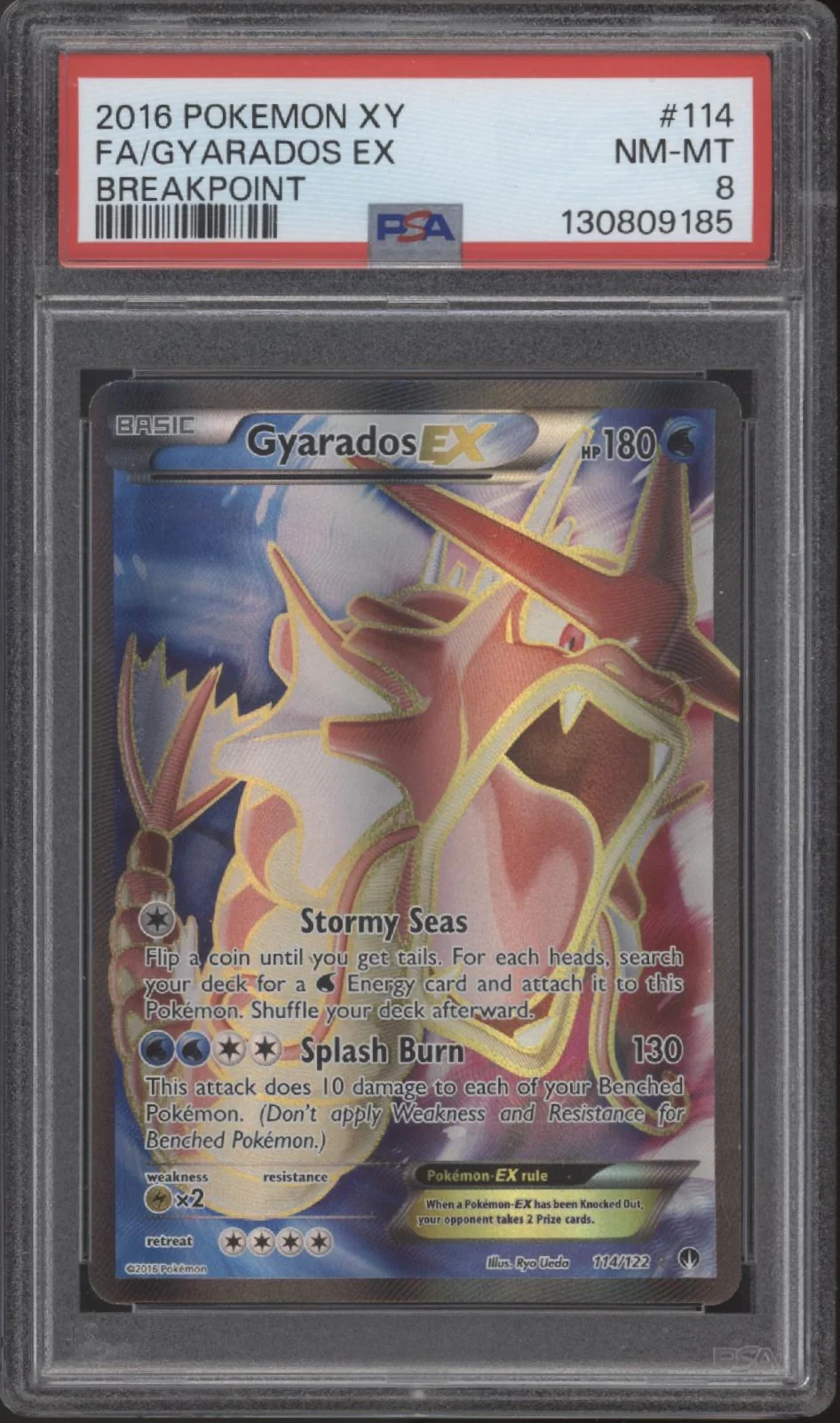Gyarados ex Pokemon Breakpoint #114 PSA 8