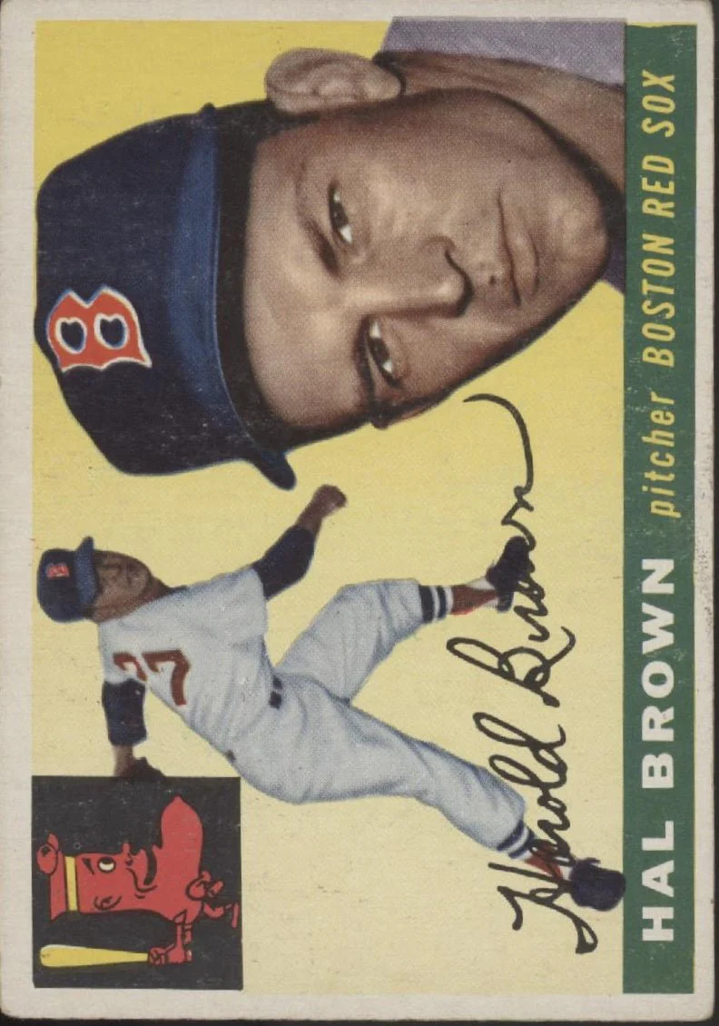 Hal Brown 1955 Topps #148 Boston Red Sox VG #2