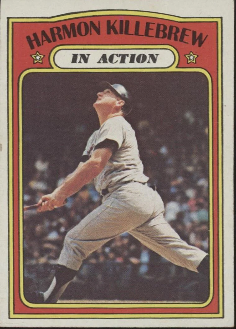 Harmon Killebrew 1972 Topps In Action #52 Minnesota Twins VG-EX #2