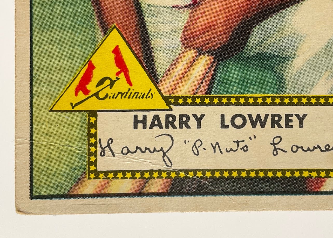 Harry Lowrey 1952 Topps #111 St. Louis Cardinals VG - Image 4