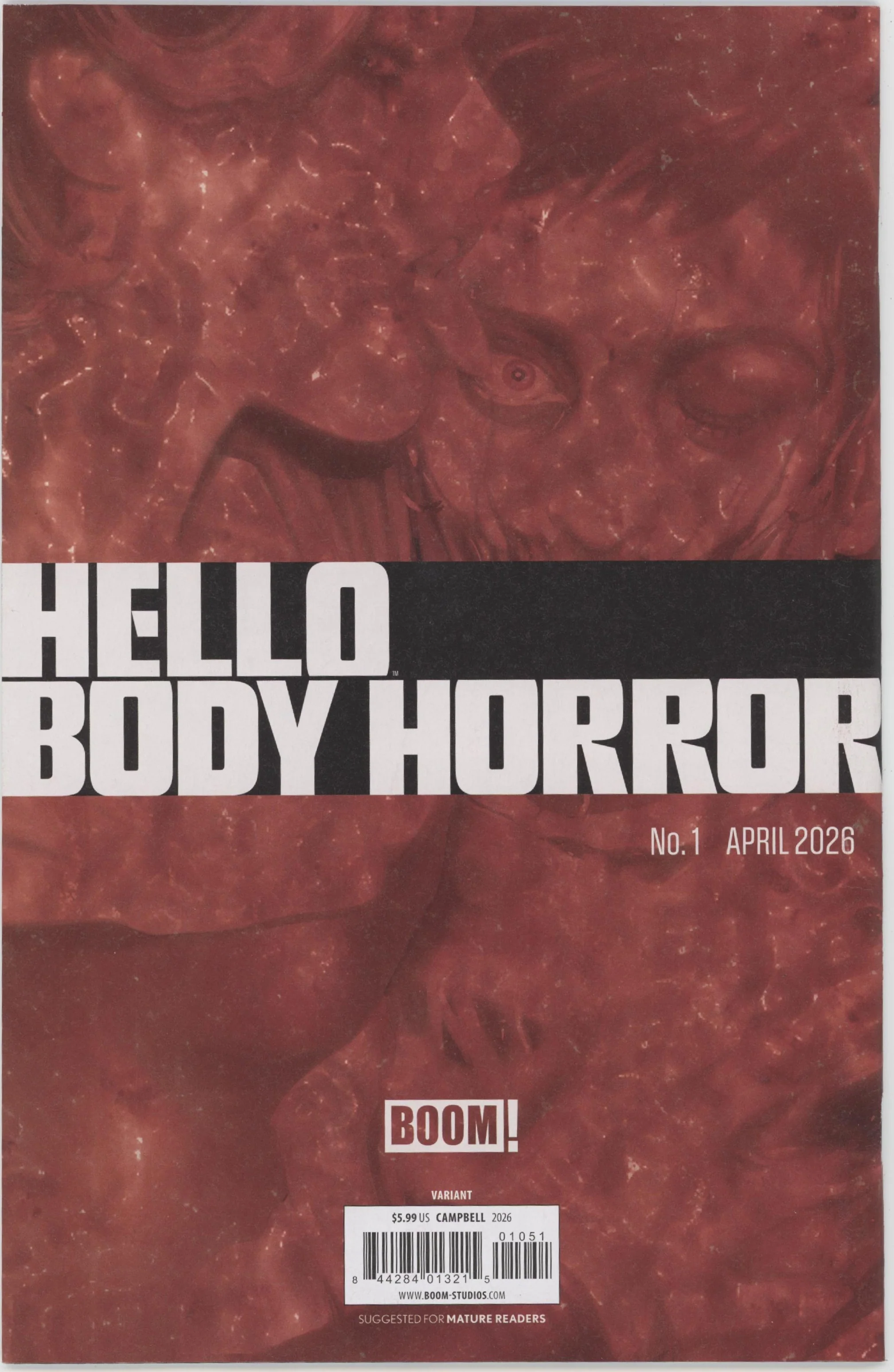 Hello Body Horror #1 E 1 in 10 Variant Edition (Full Art, Campbell) - Image 2