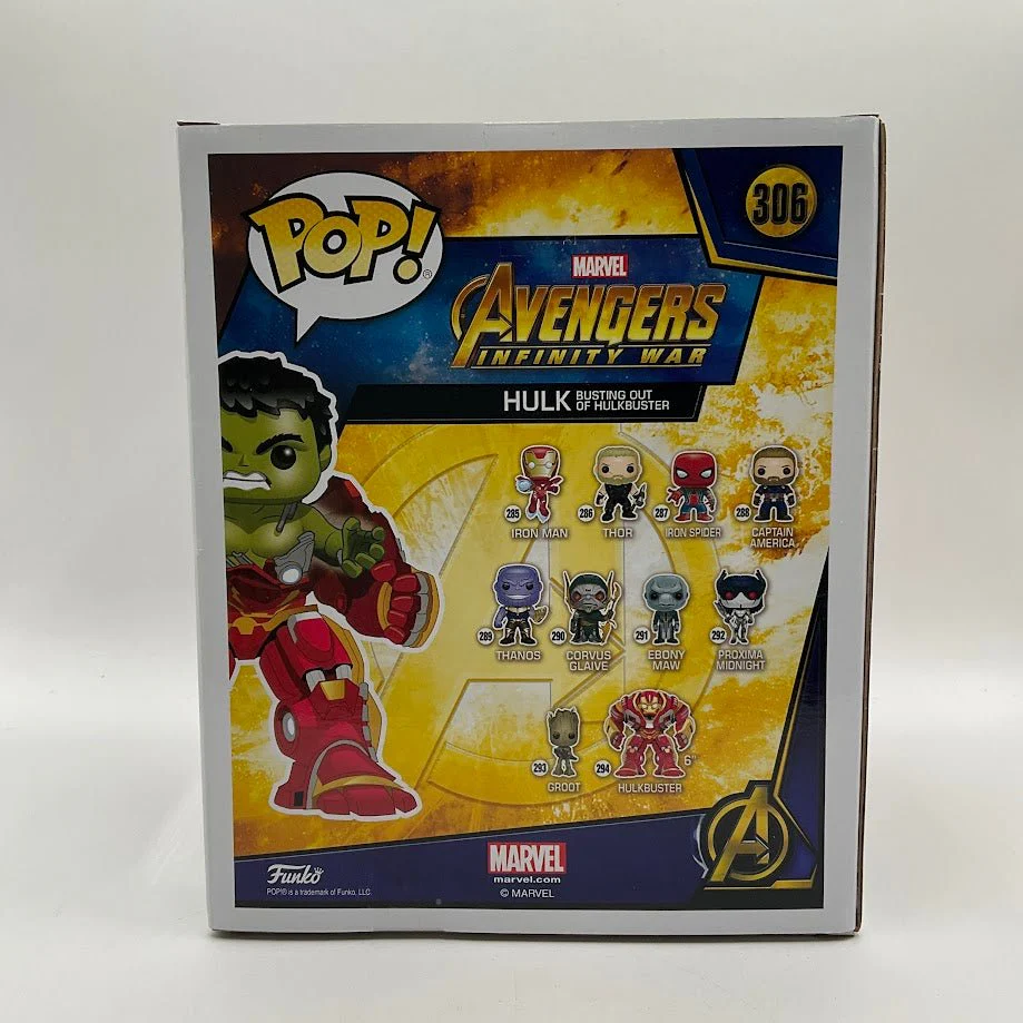 Hulk Busting Out of Hulkbuster Funko Pop! Avengers Infinity War #306 GameStop - Image 3
