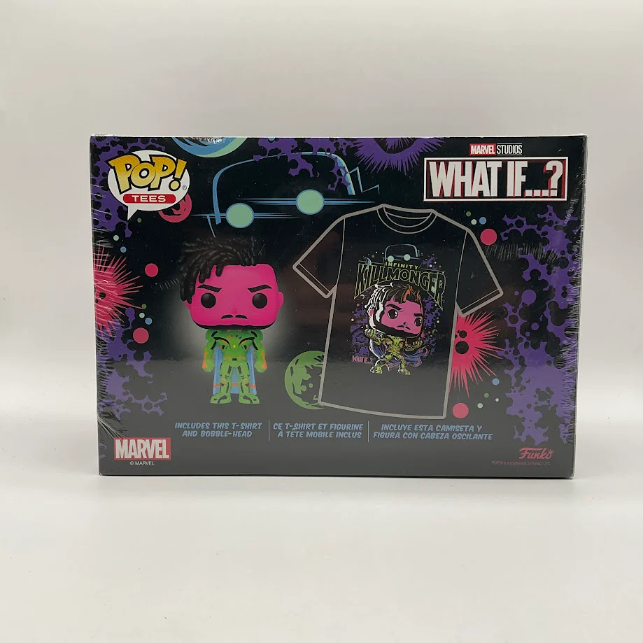 Infinity Killmonger Funko Pop! & Tee What If...? Target Exclusive Size XL - Image 3