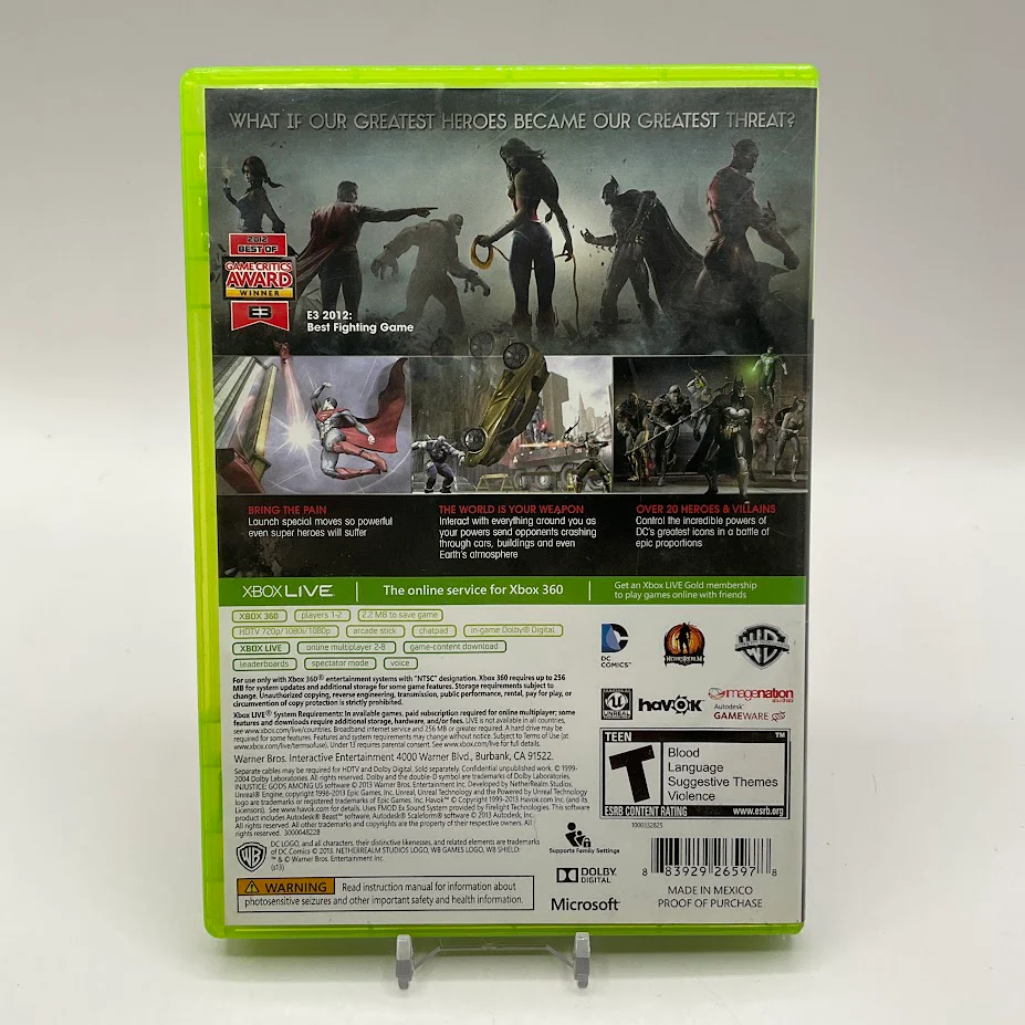 Injustice: Gods Among Us Xbox 360 Used #2 - Image 2