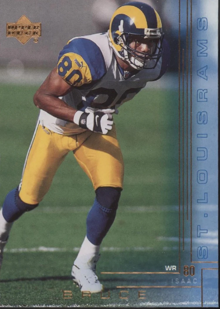 Isaac Bruce Football Lot of 10 - Image 2