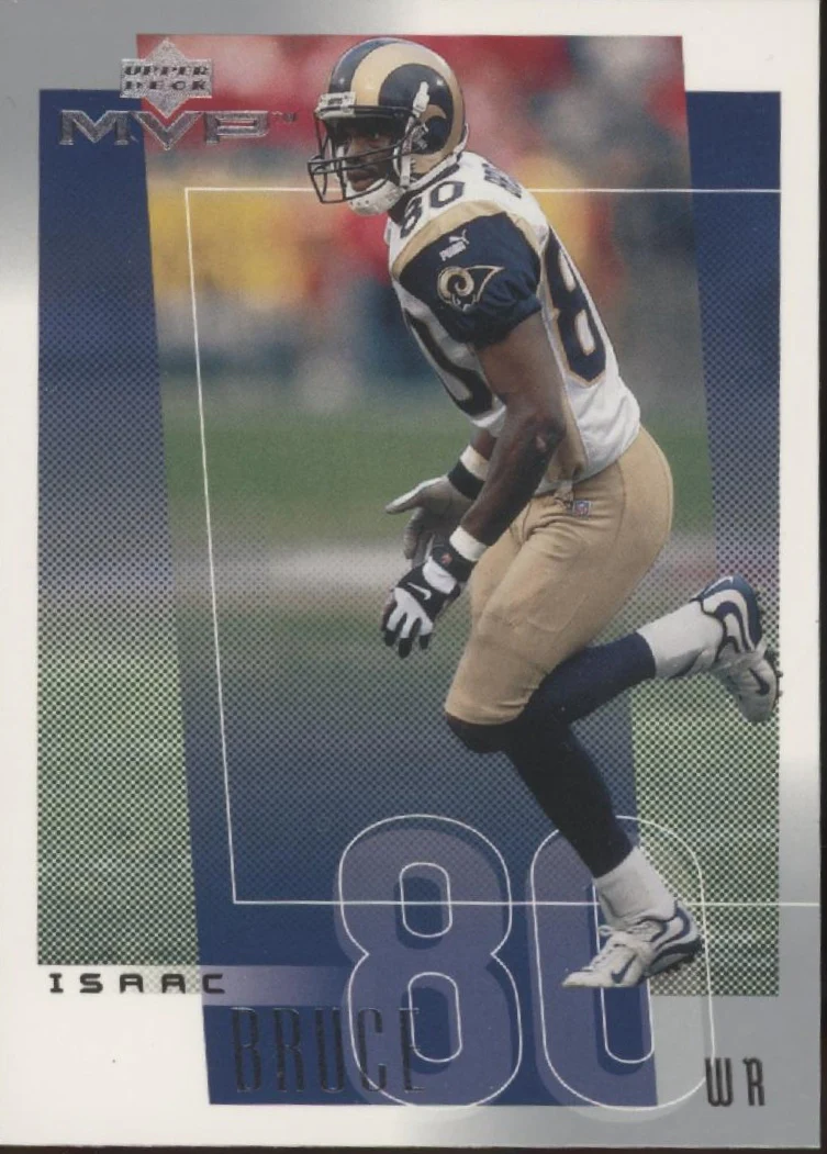 Isaac Bruce Football Lot of 10 - Image 3
