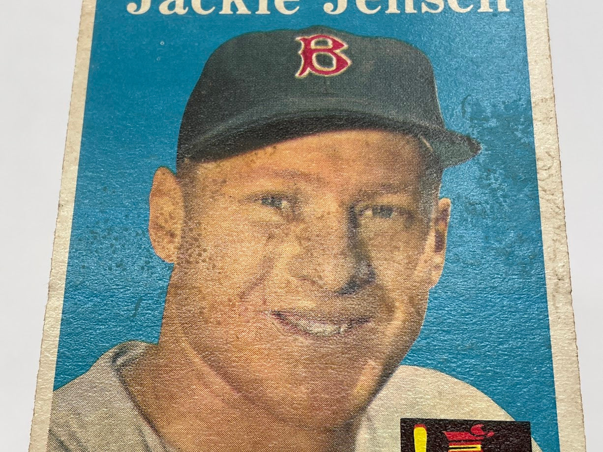 Jackie Jensen 1958 Topps #130 Boston Red Sox EX - Image 3