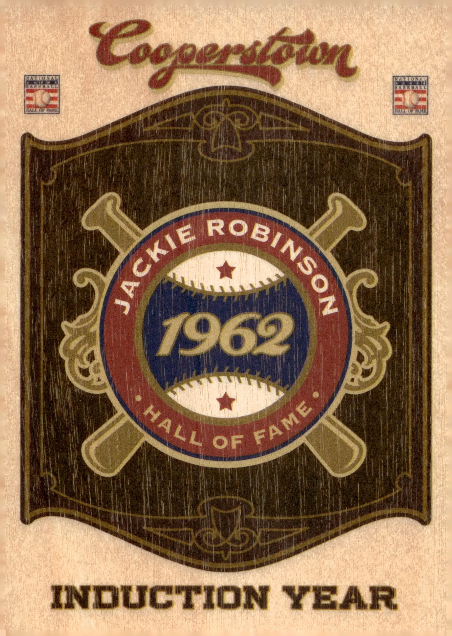 Jackie Robinson 2012 Panini Cooperstown Hall of Fame Induction Year #9