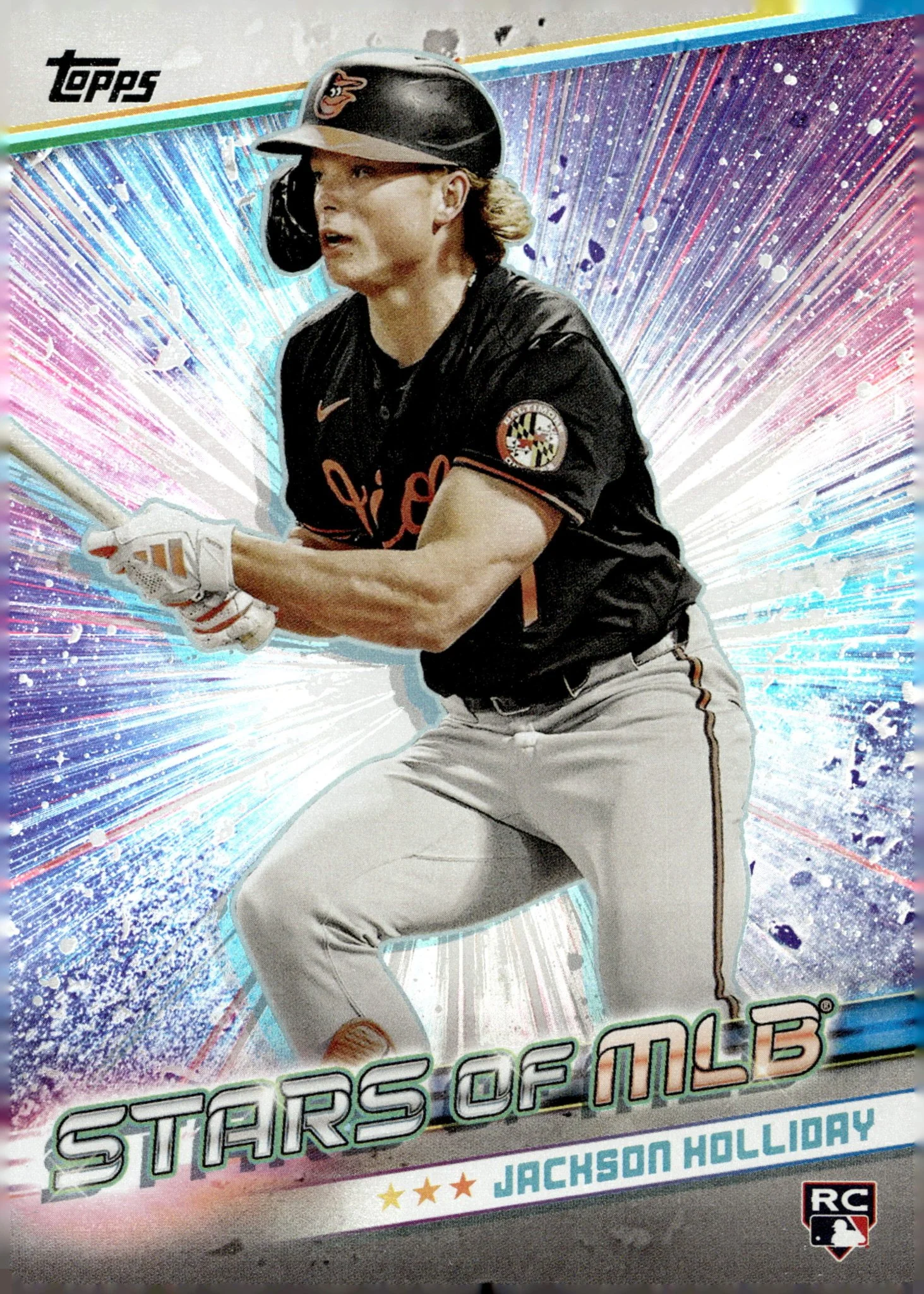 Jackson Holliday 2024 Topps Update Series Stars of MLB Foil RC #SMLB-83 #7