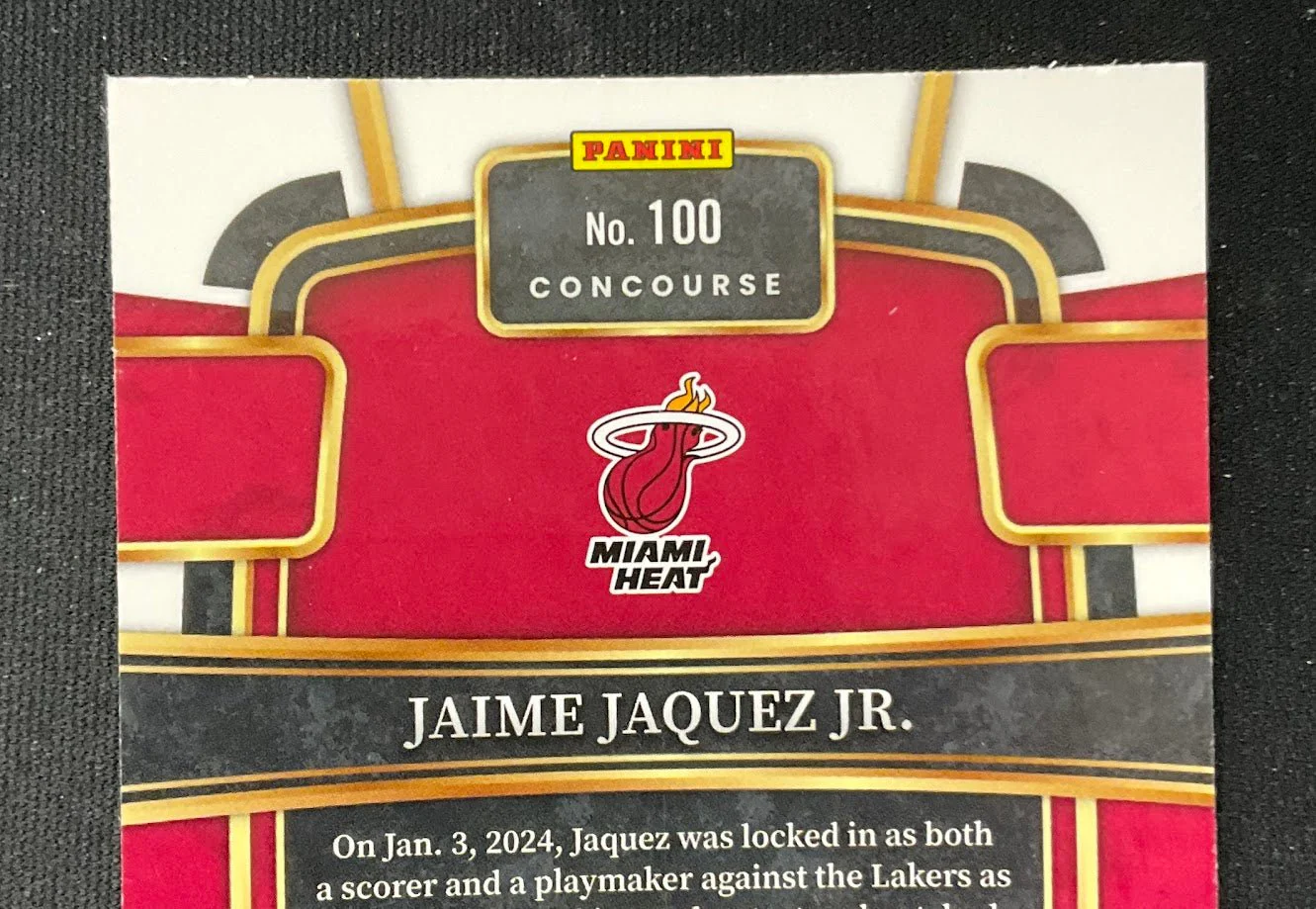 Jaime Jaquez Jr. 2023-24 Panini Select Tiger Prizm RC #100 - Image 5