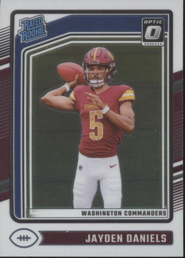 Jayden Daniels 2024 Panini Donruss Optic Rated Rookie RC #248 #3