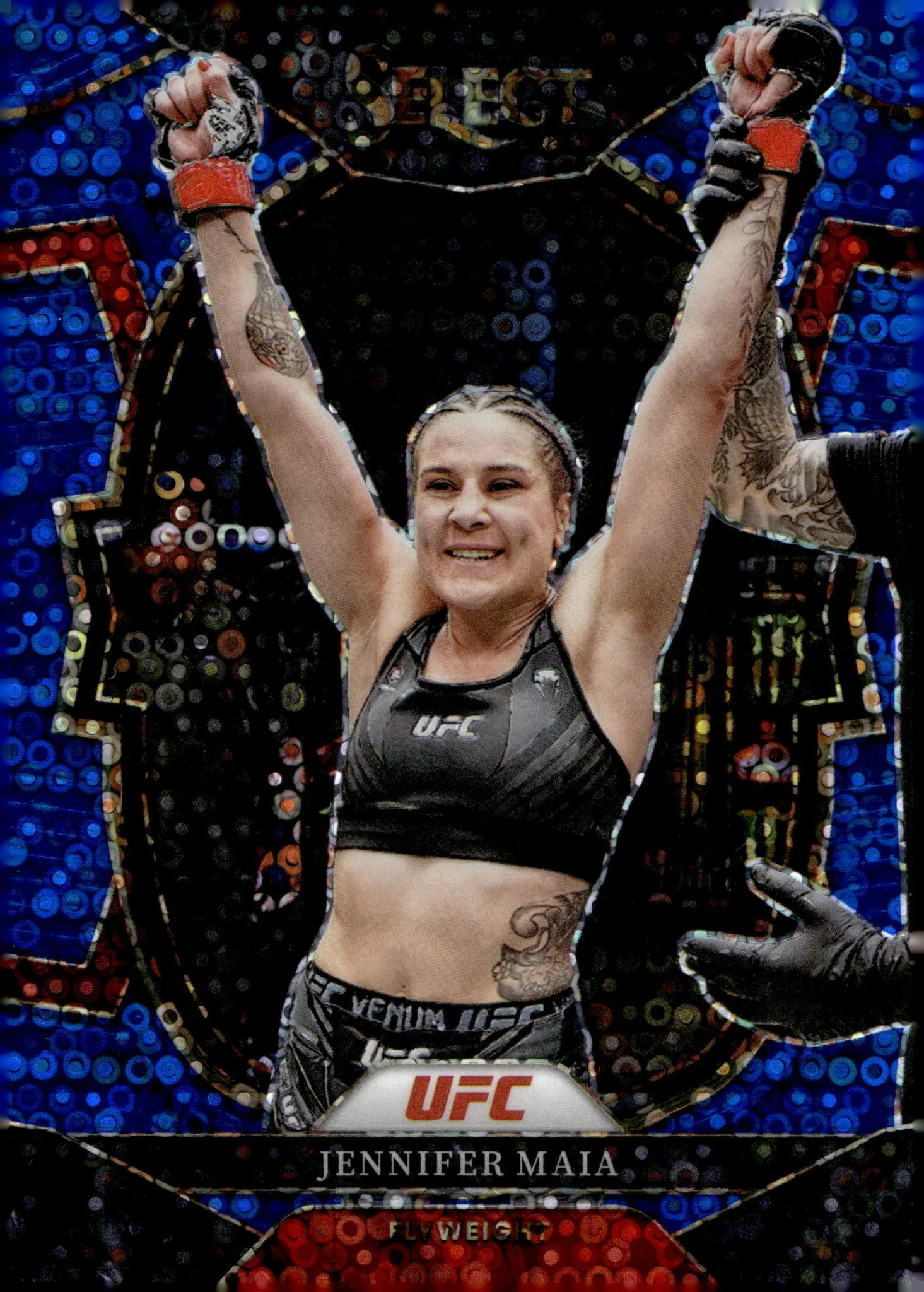Jennifer Maia 2023 Panini Select Blue Disco Prizm 41/49 #36