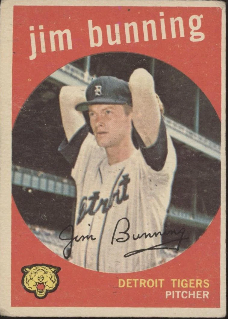 Jim Bunning 1959 Topps #149 Detroit Tigers GD