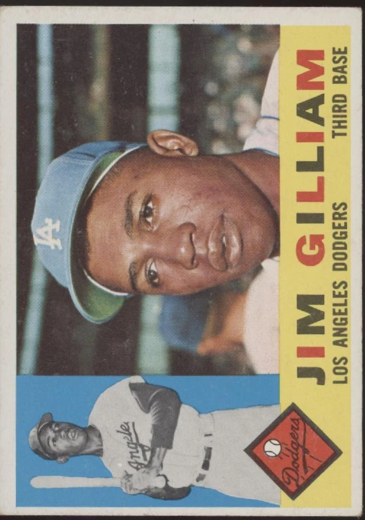 Jim Gilliam 1960 Topps #255 Los Angeles Dodgers VG #1
