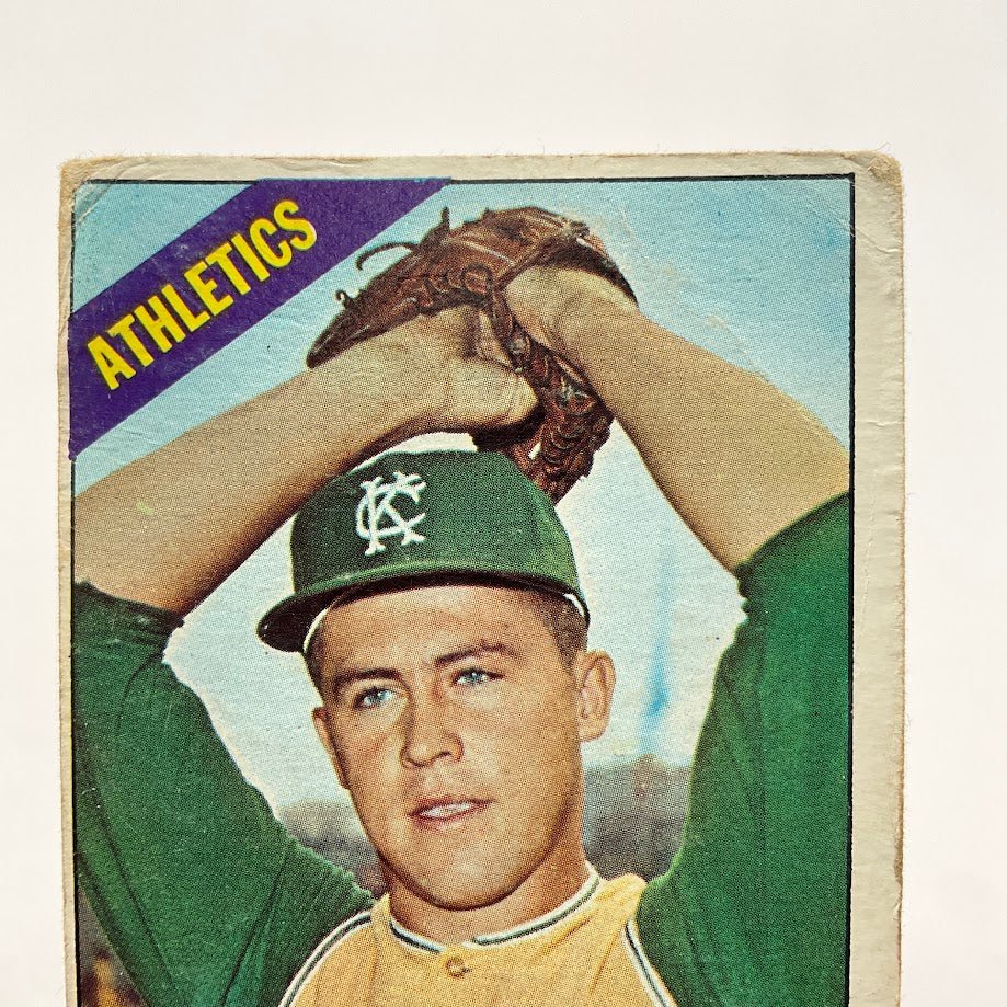 Jim Hunter 1966 Topps #36 Kansas City Athletics PR - Image 3