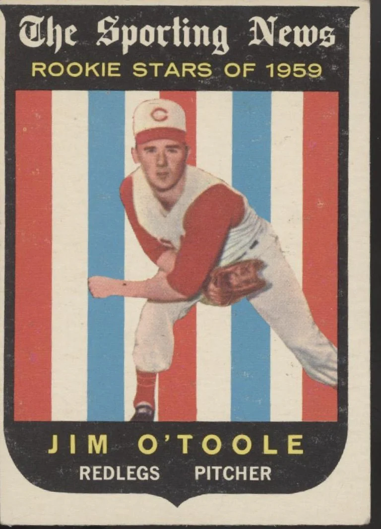 Jim O'Toole 1959 Topps Sporting News RC #136 EX