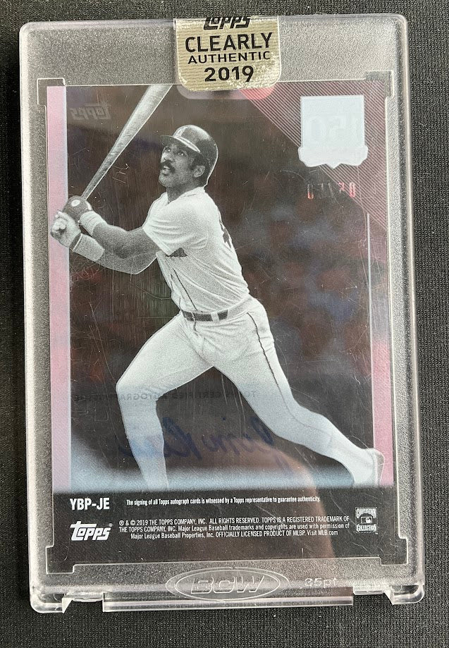 Jim Rice 2019 Topps Clearly Authentic 150 Years Red Auto 05/50 #YBP-JE - Image 4