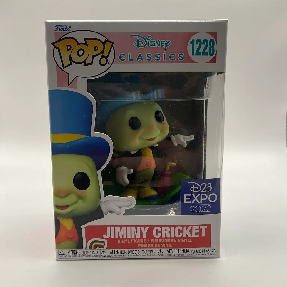 Jiminy Cricket Funko Pop! Disney Classics #1228 2022 D23 Expo