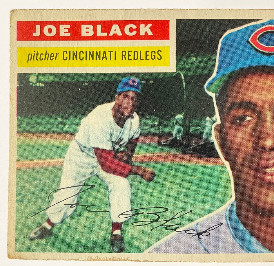 Joe Black 1956 Topps #178 Cincinnati Redlegs VG-EX - Image 4