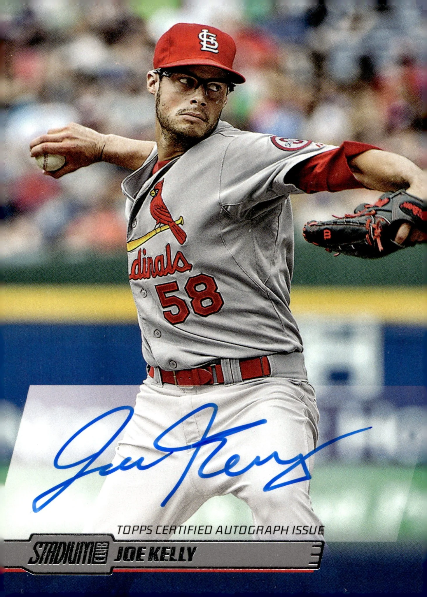 Joe Kelly 2014 Topps Stadium Club Auto #SCA-JK