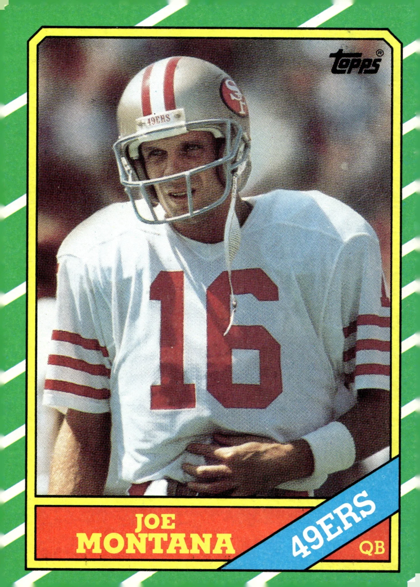Joe Montana 1986 Topps #156 San Francisco 49ers #3