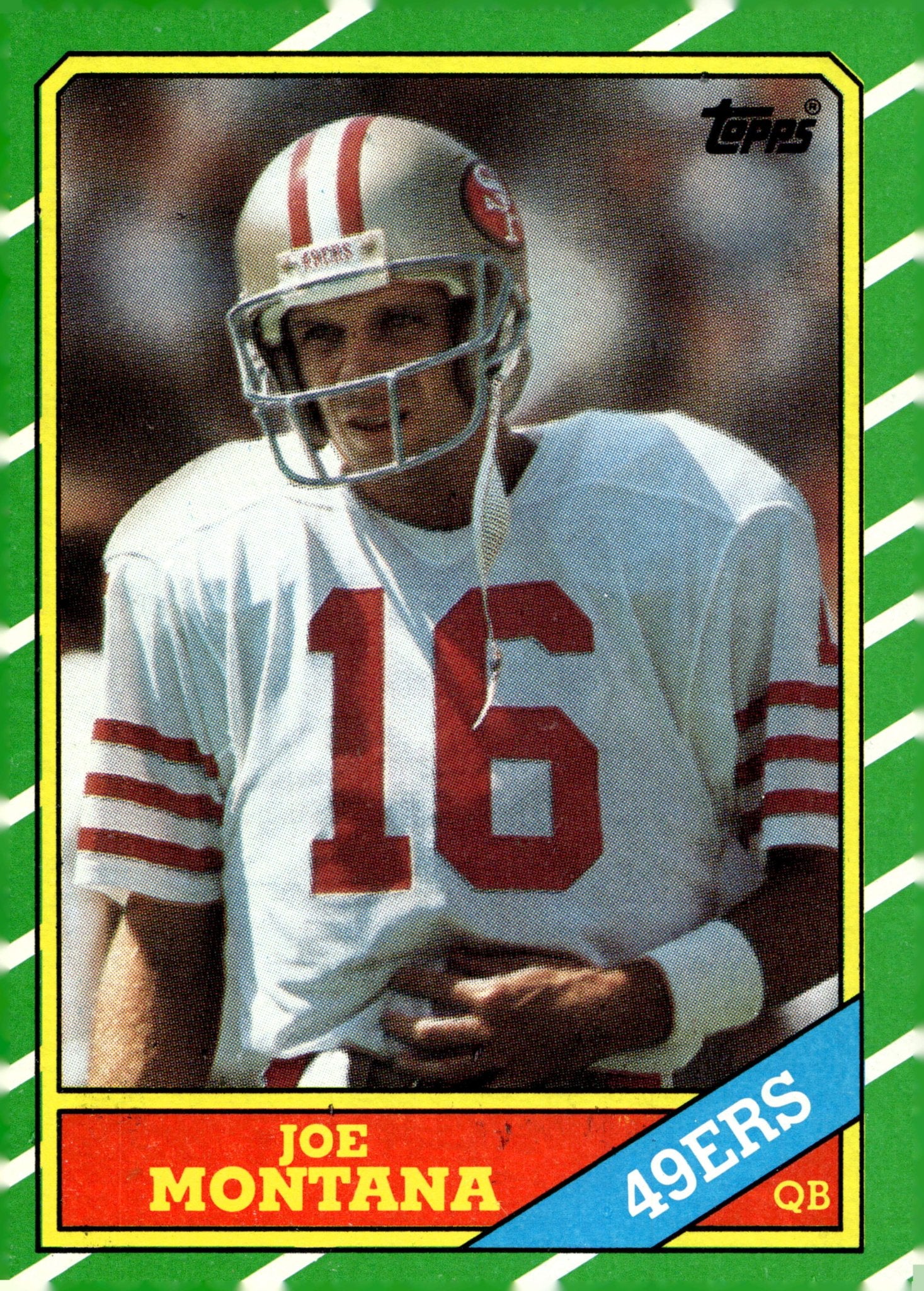 Joe Montana 1986 Topps #156 San Francisco 49ers #4