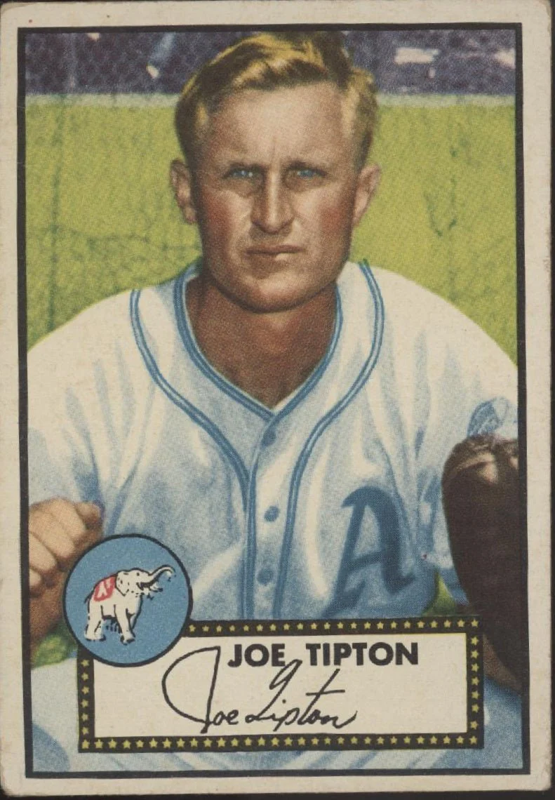 Joe Tipton 1952 Topps #134 Philadelphia Athletics VG-EX