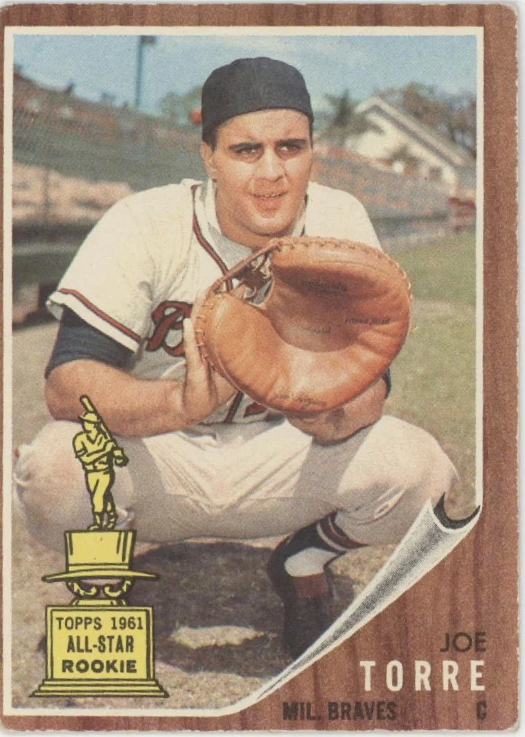 Joe Torre 1962 Topps RC #218 Milwaukee Braves VG #1