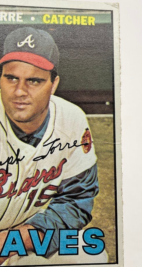 Joe Torre 1967 Topps #350 Atlanta Braves GD - Image 3