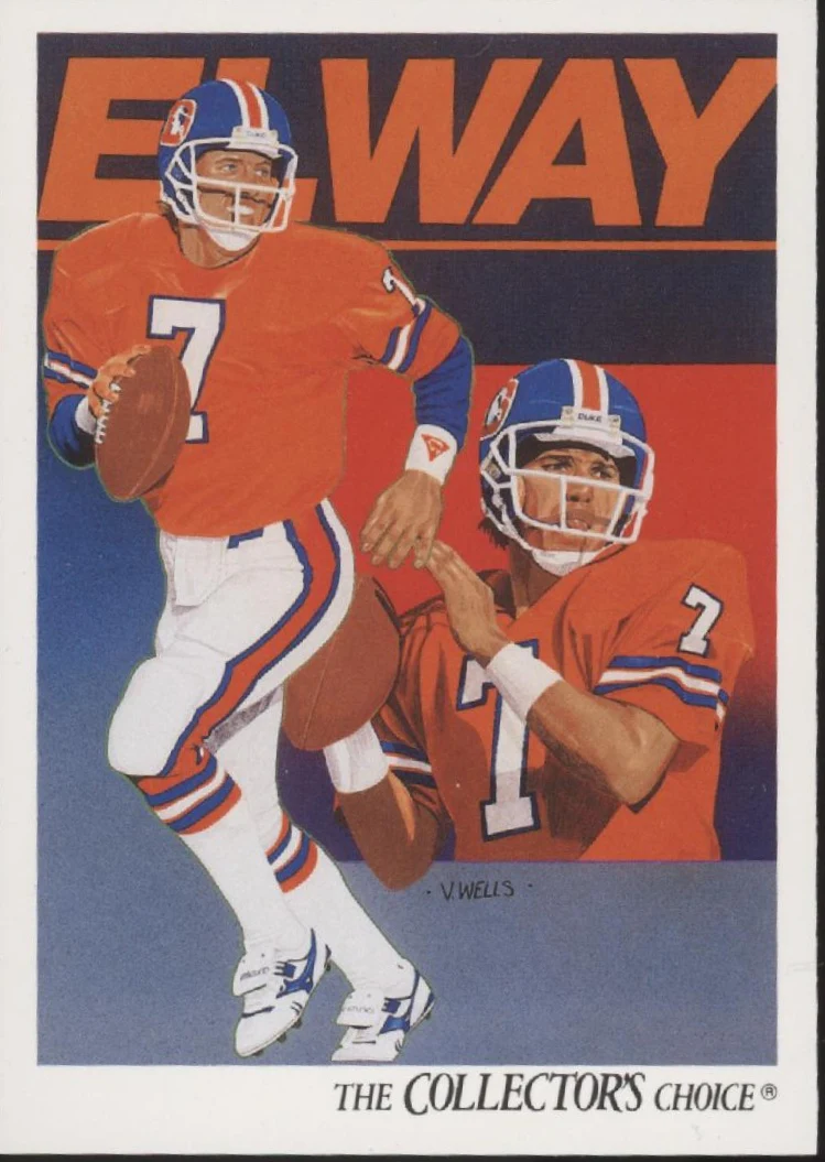 John Elway Football Lot of 10 - Image 2