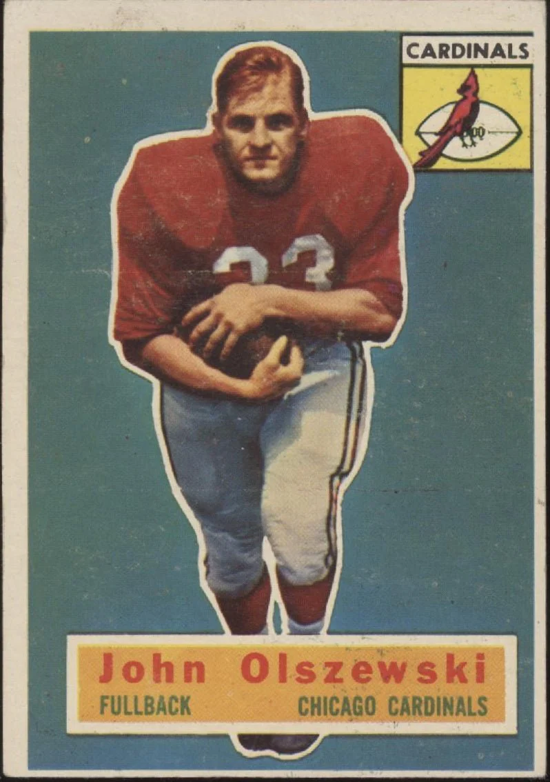 John Olszewski 1956 Topps #106 Chicago Cardinals VG