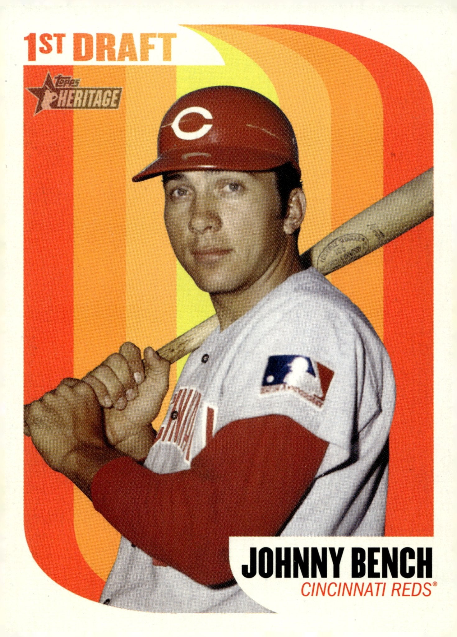 Johnny Bench 2014 Topps Heritage 1st Draft #65MLB-JB2